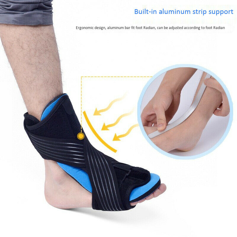 Adjustable Plantar Fasciitis Night Splint Foot Drop Orthotic Brace, Effecti R3Q5