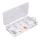 5pcs/pack Mixed 3 Treble Hooks Rotating Sequins Sinking Fishing Baits Set