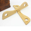 3pcs Bamboo Foldable Non-slip Heat Resistant Pan Holder Mat Pad For Kitchen