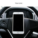 Universal 6 x 6 Cm Auto Car Steering Wheel Mobile Phone Holder Intelligent  I6H1