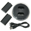 Dual Charging Dock Station Charger with 2 Rechargeable Battery for XBOX ONE