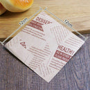 100pcs 12x12cm Sandwich Donut Bread Bag Biscuits Doughnut Paper Bags Oilpro