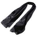 Women Men Accessories Fashion Long Scarf Shawl Large Print Retro Unisex Bla