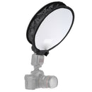 Flash Diffuser Mini Round Shape Softbox Speedlight Reflector for Photography