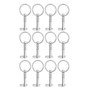 12 Pieces Quick Release Pins 1/4" Spring Loaded with Pull Ring Accessories