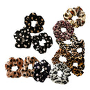 13-Pack Leopard Velvet  Scrunchies Animal Print Hair Tie Accessories