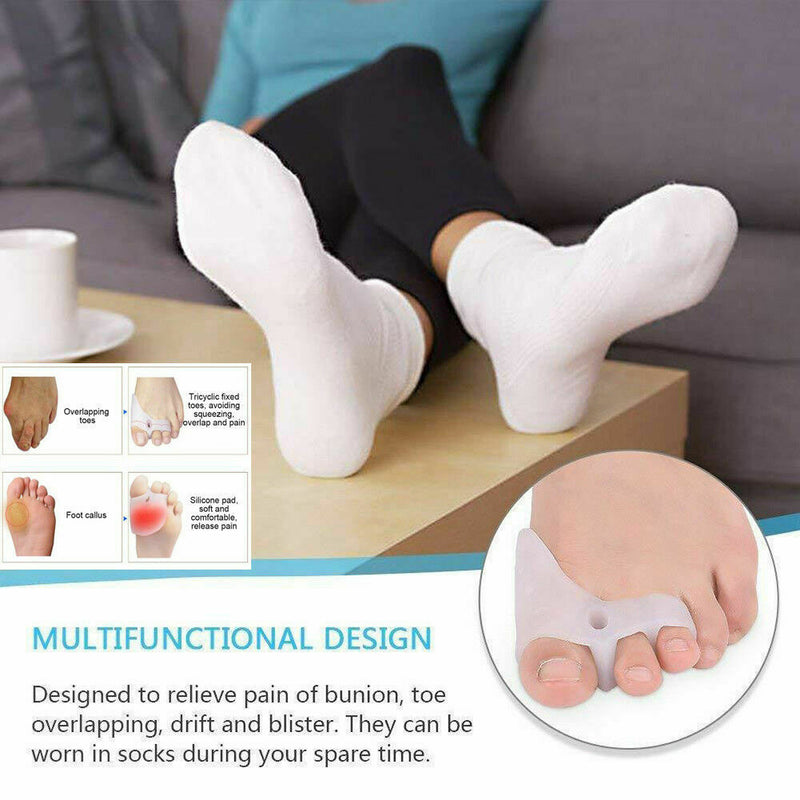 Silicone Pad For Hammer Toe Pain Relief Bunion Corrector I6L8 Orth Toe Sepa I1X4