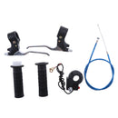 Mini Pocket Bike 7/8" Hand Grips Kill Switch Throttle Brake Levers Set