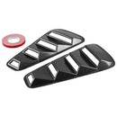 for Ford Mustang 1/4 Quarter Carbon Style Side Window Louvers Scoop Cover V