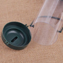 Clear Hanging Wild Bird Seed Feeder Squirrel Perch Garden Outdoor Feeding Cage