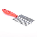 Grooming Pet Hair Grooming Two-sized Dense Comb Tooth Slicker Brush For Dogs  3C