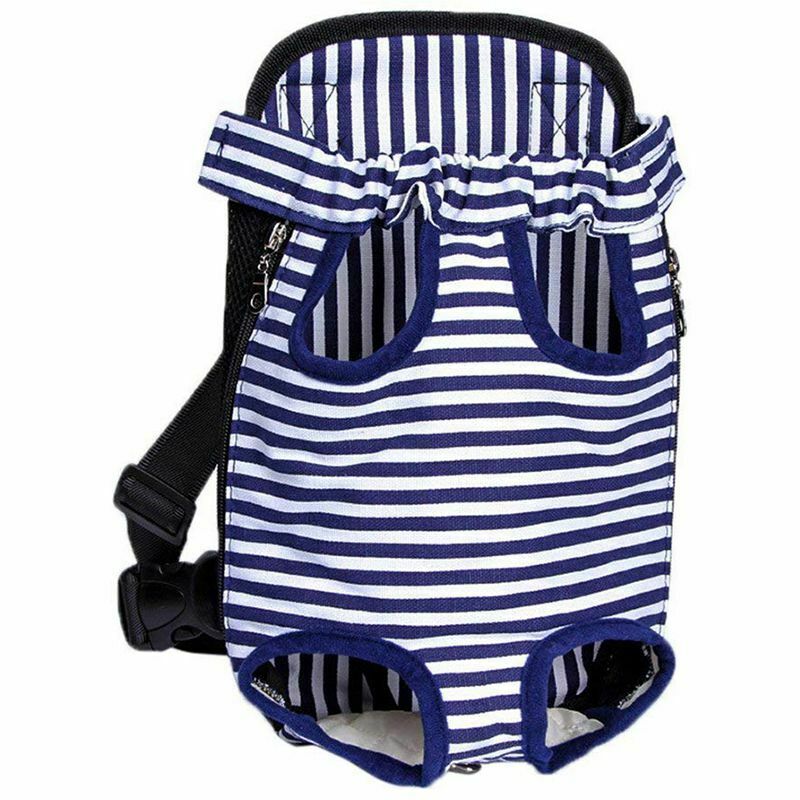 Dog Carrier Legs Out Front Pet Carrier Backpack Adjustable Puppy Cat Small  P4C1