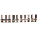 Twist-On BNC Male Coax Connectors CCTV RG59 Pack of 10 E7W5