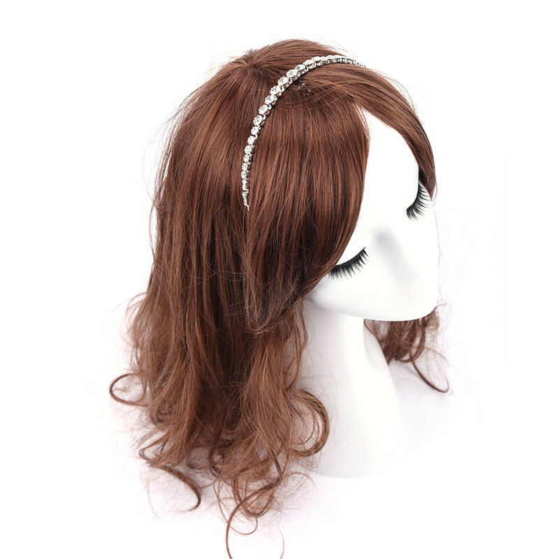 Hair band Crystal Headband Hairband Rhinestone Fine Hair Hoop Hair Accessories,a