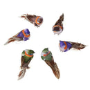 12pcs Artificial Foam Feather Birds DIY Crafts Ornament Home Garden Decor