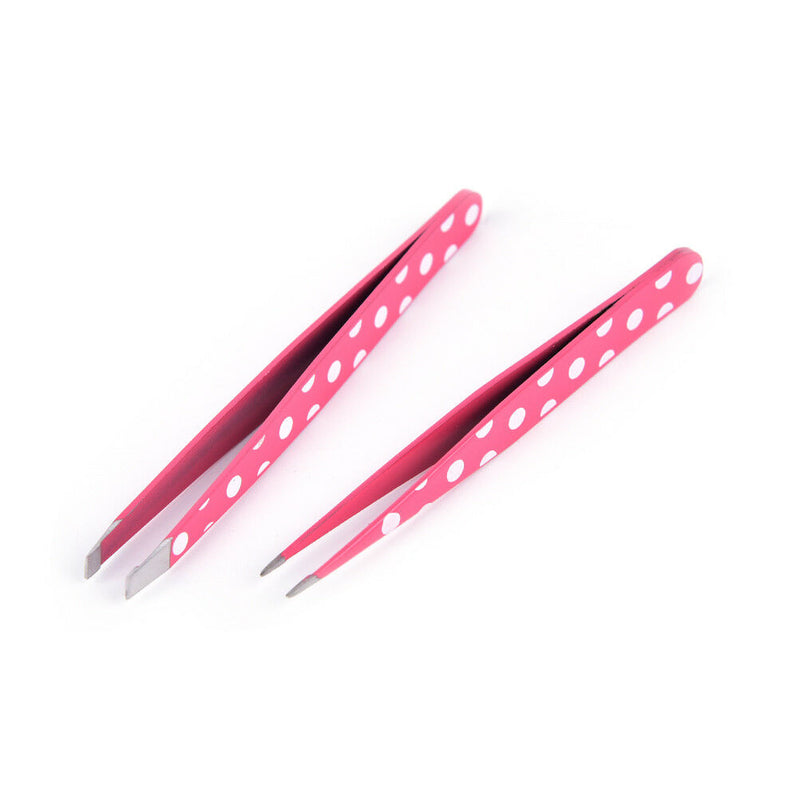 2Pcs/Set Hair Removal Eyebrow Tweezer Eye Brow Clips Beauty Makeup Tools SP