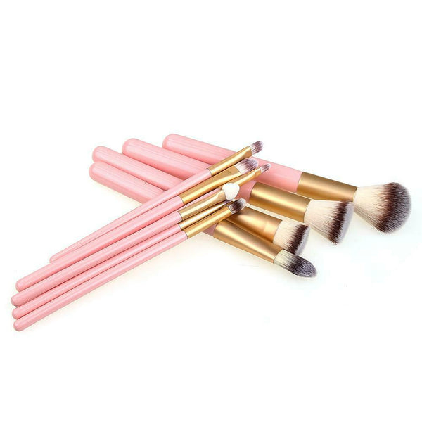 10pcs Makeup Brushes Foundation Powder Contour Concealer Blush Brush Set