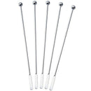 10pcs Swizzle Sticks Metal - Stainless Steel Mixing Cocktail Coffee Stirrer O9C3