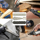 32 Pcs 22-50mm HSS Circular Saw Blade Cutting Discs Set & Mandrel for Drill