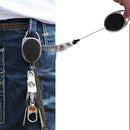 Retractable Reel Recoil ID Badge Lanyard Name Tag Key Card Holder Belt BX