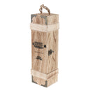 2pcs Retro Wood Single Wine Box Storage Packaging