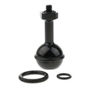 0.98"  Ball Head to 1/4" Screw Adapter Underwater Diving Camera Arm Tray - Black