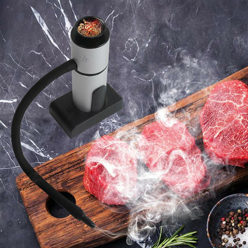 Smoker Gun Infuser Set - Infuse Cold Smoke for Food, Cocktail, Drinks - Includes