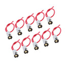 10 Pieces BA9S Light Lamp Bulb Holder Base Female Socket Wire Connectors