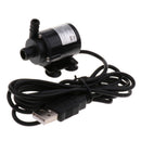 Submersible Water Pump Fountain Pond Pump DC 12V USB Water Pump 1PC
