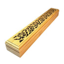 Bamboo Incense Burner Hand Carving Hollow Stick Incense Plate Holder Joss S H9X1