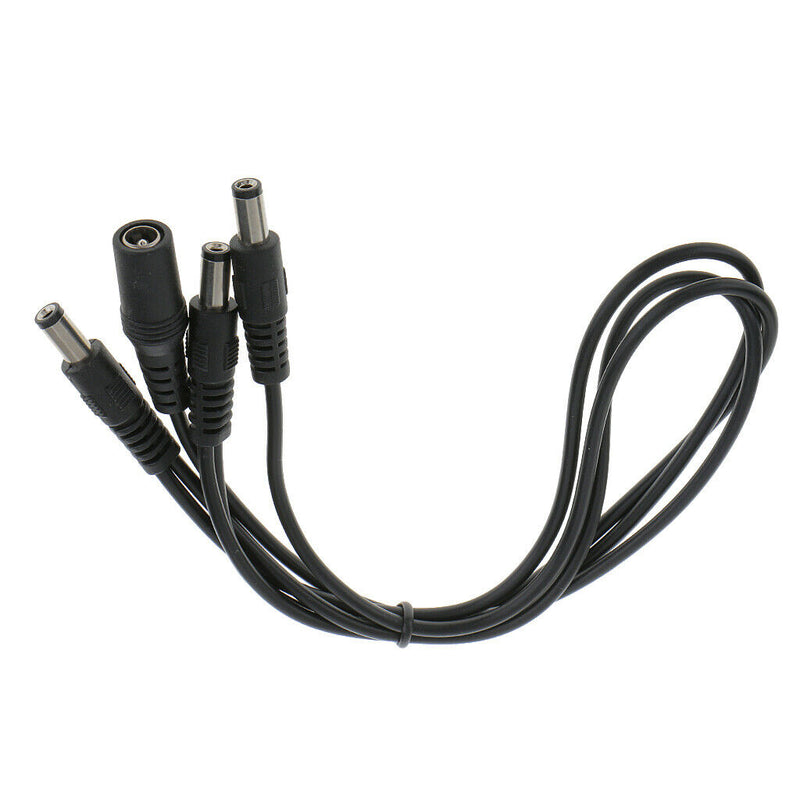 1 To 3 Way Effect Pedal Daisy Chain Power Supply Splitter Adapter Cable Cord