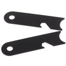 2PC Magnesium Flint Scraper Stone Fire Starter Lighter Outdoor Survival CampA3C
