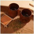 Primitive Handmade Natural Wood Wooden Cup Breakfast Beer Milk Tea Mug R6M3