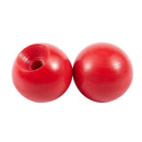 6 pcs M6 bushing thread 25mm diameter plastic ball knob red handle M8T6