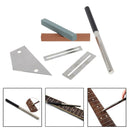 6 Pack Guitar Luthier Tool Kit Guitar Fret Crowning File Fingerboard Guards