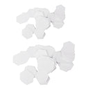 200Pcs Hexagon Blank Paper Quilting Template English Paper Patchwork Crafts