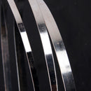 10Pcs 6mm Silvery Blank Headbands Metal Hair Band Lots DIY Accessories