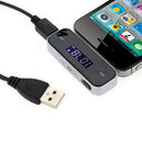 Smartphone Mini Wireless Fm Transmitter 3.5Mm Car Music Audio Mp3 Player