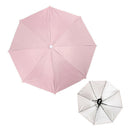 Pink Outdoor Sports Fishing Umbrella Hat Headwear M5C8