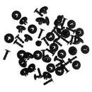 30pcs Push Type Bumper Bumpers Mounting Clips Holder