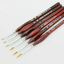 6X Extra Fine Detail Paint Brushes for Art Painting Nail Acrylic Make-up US