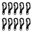 10x Outdoor Camping Climbing Snap Clip Hook Buckle D Ring Carabiner Keychain