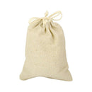 10 x Small Linen Jute Bag Jewelry Pouch Drawstring Gift Bags Wedding Favor A8G3