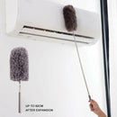 Stainless Steel Dusting Brush Microfiber Extend Stretch Household Cleaner