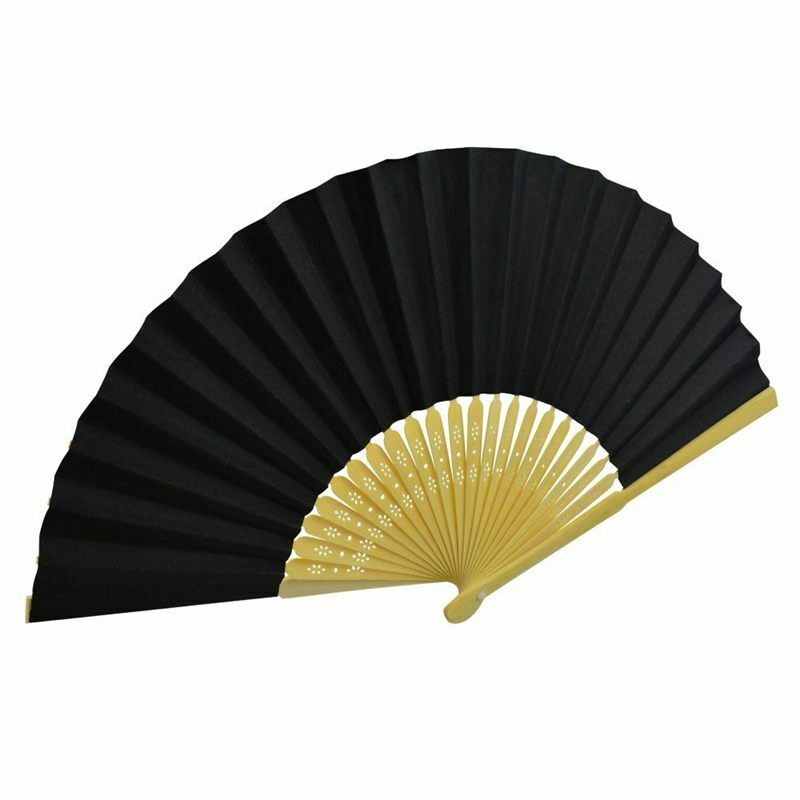 15 Pcs Bamboo Folding Fans Handheld Folded Fan For Wedding Party And Home O N5G3