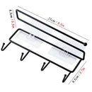 Kitchen Tools Organizer Iron Storage Rack Bathroom Towels Hanger Roll Paper