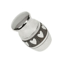Tree of Life Heart Pattern Stainless Steel Waterproof Pet Cremation Urn