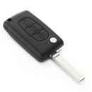 Folding Car Flip ABS Durable Remote Key Case 3 Button  C2 C3 C4 C5 C6