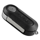 For Fiat 500 Panda Brava Punto Stilo 3 Button Remote Flip Key Fob Case Shel N6Y5