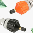 Inflatable Boat Pump Adaptor Air Pump Converter Air Valve Attachment Orange